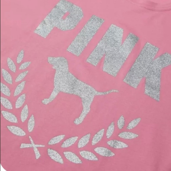 Victoria Secret Pink L,XL,XXL Bling Short Sleeved Campus
Tee New VS NWT 😍😎🤩 - Picture 4 of 13